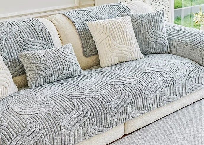 SofaFresh – Housse de canapé et coussin en velours coton