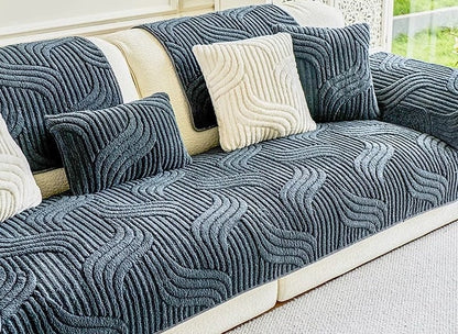SofaFresh – Housse de canapé et coussin en velours coton